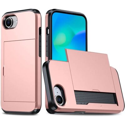EIDERWOOD iPhone 16e Rosa Multifunktionelt Pungetui - Telefoncover EIDERWOOD iPhone 16e Rosa Multifunktionelt Pungetui - Telefoncover