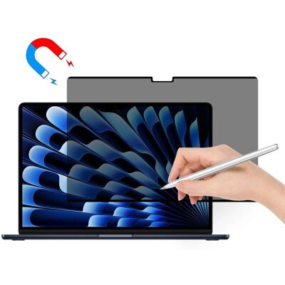 Apple MacBook Air 15" M2/M3/M4 - Magnetisk Skærmbeskyttelse med Privatliv Apple MacBook Air 15" M2/M3/M4 - Magnetisk Skærmbeskyttelse med Privatliv