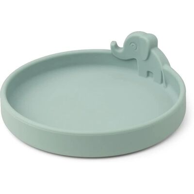 Set di stoviglie in silicone blu Elphee di Done by Deer per bambini Set di stoviglie in silicone blu Elphee di Done by Deer per bambini