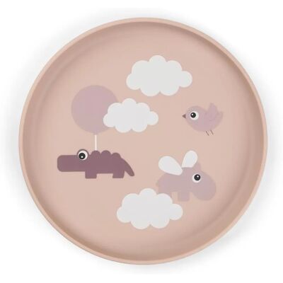 Done By Deer Kinderbord - Happy Clouds - Powder - Antislip - Magnetronbestendig Done By Deer Kinderbord - Happy Clouds - Powder - Antislip - Magnetronbestendig