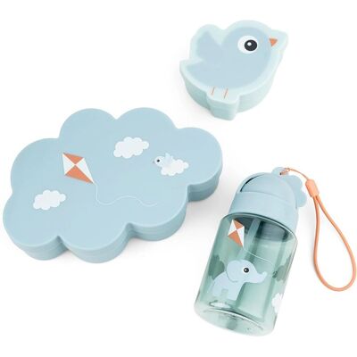 Set Pranzo Blu Done By Deer con Design del Parco Giochi Set Pranzo Blu Done By Deer con Design del Parco Giochi