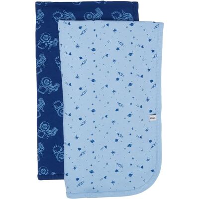 Pippi Baby Filt - 70x70 - 2-pack - Bomull Pippi Baby Filt - 70x70 - 2-pack - Bomull