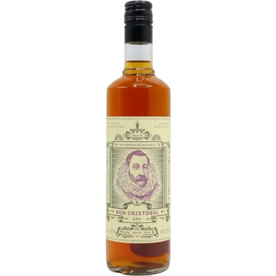 Ron Cristobal Oro - Dominikanischer Rum mit Vanille & Minze Ron Cristobal Oro - Dominikanischer Rum mit Vanille & Minze