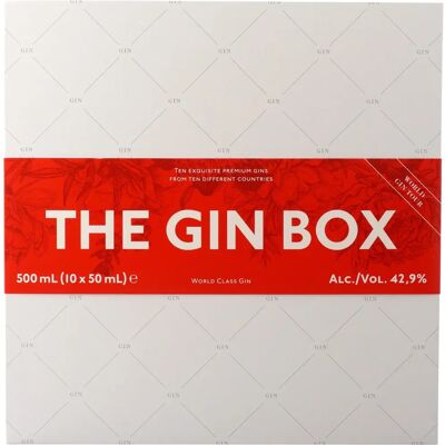World Class Spirits La Boîte de Gin - 10 Gins du Monde - Publicité World Class Spirits La Boîte de Gin - 10 Gins du Monde - Publicité