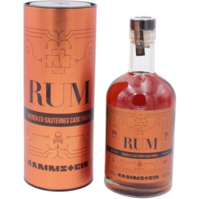 Rammstein Édition Limitée Rhum Finition Fût Sauternes - Publicité Rammstein Édition Limitée Rhum Finition Fût Sauternes - Publicité