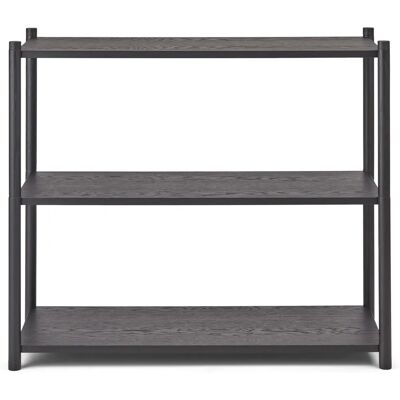Gejst A 93x82 cm Svart Eik Bokhylle - Bokhylle Gejst A 93x82 cm Svart Eik Bokhylle - Bokhylle