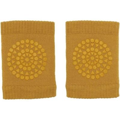 GoBabyGo Mustard Kneebeskyttere - Baby knebeskyttere for crawling GoBabyGo Mustard Kneebeskyttere - Baby knebeskyttere for crawling