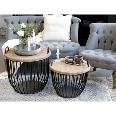Chic Antique Franz. Sofa - 2-seters Linstoff - H75/L110/B55 cm Chic Antique Franz. Sofa - 2-seters Linstoff - H75/L110/B55 cm