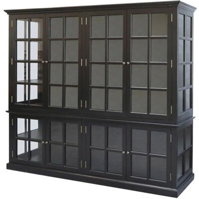 Chic Antique - 40203-24 - Svart - Glasskap Chic Antique - 40203-24 - Svart - Glasskap