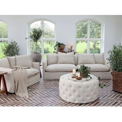 Chic Antique Malo Linstol med 3 puter Chic Antique Malo Linstol med 3 puter