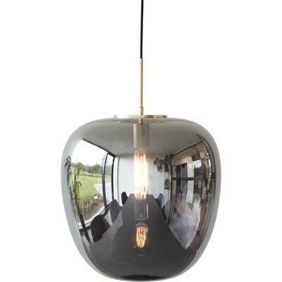 Hübsch Interior - Glas Pendelleuchte Ø40cm - Reflektiv / Messing Hübsch Interior - Glas Pendelleuchte Ø40cm - Reflektiv / Messing