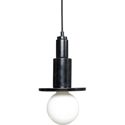 Hübsch Schwarzer Marmor Pendellampe - Deckenlampe Hübsch Schwarzer Marmor Pendellampe - Deckenlampe