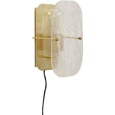 Hübsch Ruffle Messing Wandleuchte - Wandlampe Hübsch Ruffle Messing Wandleuchte - Wandlampe