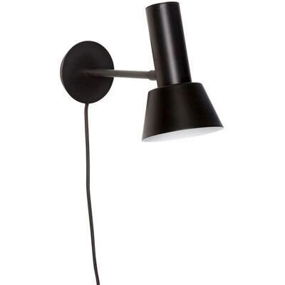 Hübsch Metall Wandlampe - Schwarz - Wandleuchte Hübsch Metall Wandlampe - Schwarz - Wandleuchte