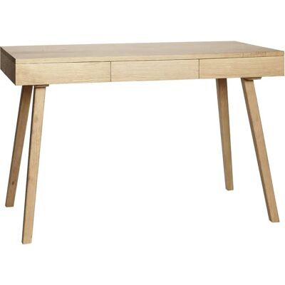 Hübsch Bureau en Chêne avec 3 Tiroirs - Mobilier de Bureau - Publicité Hübsch Bureau en Chêne avec 3 Tiroirs - Mobilier de Bureau - Publicité
