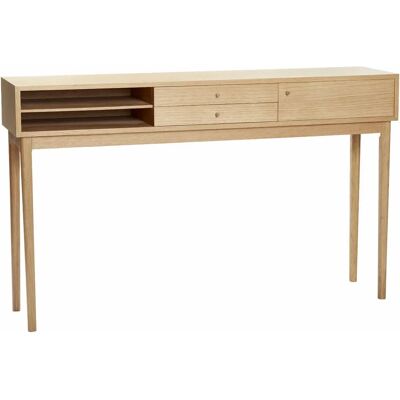 Consola de roble Hübsch con cajones - Muebles escandinavos Consola de roble Hübsch con cajones - Muebles escandinavos