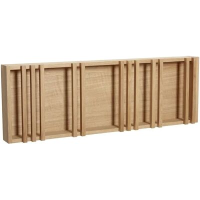 Hübsch Modèle 37x110cm - Porte-magazines mural naturel - Publicité Hübsch Modèle 37x110cm - Porte-magazines mural naturel - Publicité