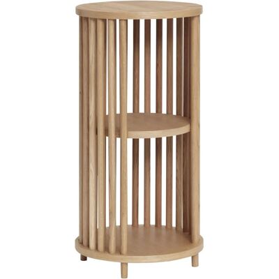 Hübsch Interior - Beistelltisch mit Streben, Ø 35 x H 70 cm, Eiche Hübsch Interior - Beistelltisch mit Streben, Ø 35 x H 70 cm, Eiche