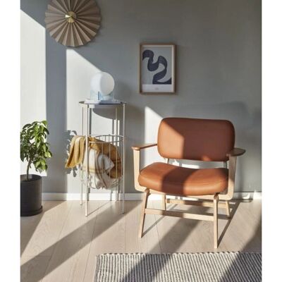 Lampada da Parete Beige in Metallo e Cotone - Applique Lampada da Parete Beige in Metallo e Cotone - Applique