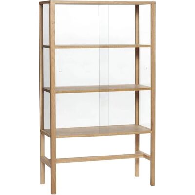 Hübsch Museum Rektangulært Eikeskap - Vitrine / Bokhylle / Skap Hübsch Museum Rektangulært Eikeskap - Vitrine / Bokhylle / Skap
