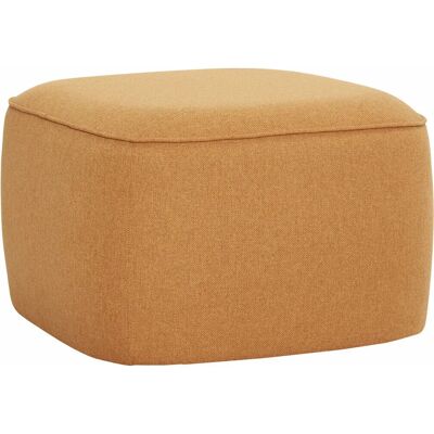 Pouf Cube Orange Hübsch - Pouf - Publicité Pouf Cube Orange Hübsch - Pouf - Publicité