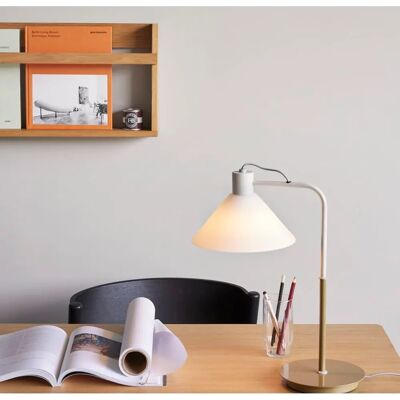 Hübsch Weiße/Taupe Tischlampe - Tischleuchte Hübsch Weiße/Taupe Tischlampe - Tischleuchte