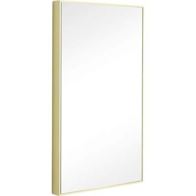 Hübsch Interior - Miroir mural Shine - Jaune - 32x40cm - Publicité Hübsch Interior - Miroir mural Shine - Jaune - 32x40cm - Publicité