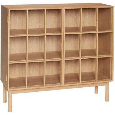 Armoire Shoji Large B:100 cm - Chêne - Publicité Armoire Shoji Large B:100 cm - Chêne - Publicité