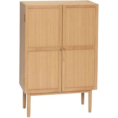 Hübsch Candour Cabinet - 90cm - FSC Eichenholz - Elegante Aufbewahrung - Schrank Hübsch Candour Cabinet - 90cm - FSC Eichenholz - Elegante Aufbewahrung - Schrank