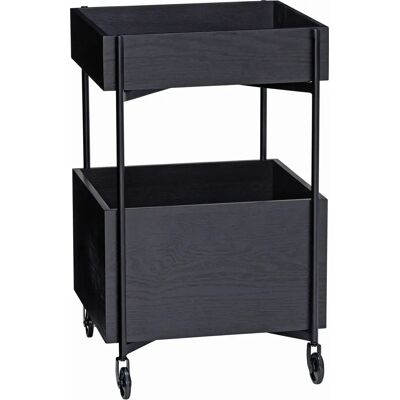 Hübsch Interior Frischwagen - 70cm, Schwarz - Trolley Hübsch Interior Frischwagen - 70cm, Schwarz - Trolley