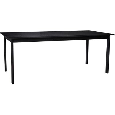 Hübsch Dapper Schwarzer Esstisch - 195cm Minimalistisches Design Hübsch Dapper Schwarzer Esstisch - 195cm Minimalistisches Design