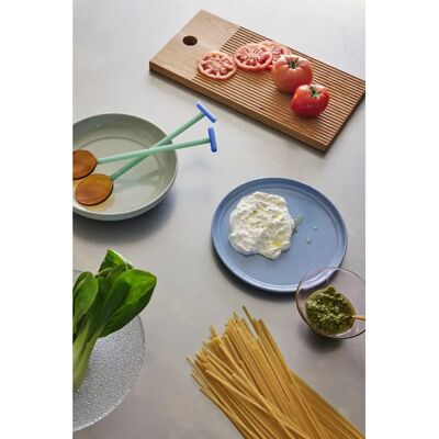 Hübsch Crave Buntglas Salatbesteck-Set Hübsch Crave Buntglas Salatbesteck-Set