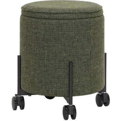 Hübsch Contain Puf Petit Ø42cm - Pouf avec Rangement - Publicité Hübsch Contain Puf Petit Ø42cm - Pouf avec Rangement - Publicité