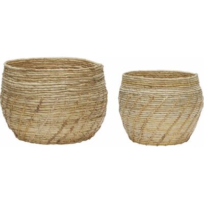 Hübsch Interior - Luxe Kurve Set á 2 - Storage basket Hübsch Interior - Luxe Kurve Set á 2 - Storage basket