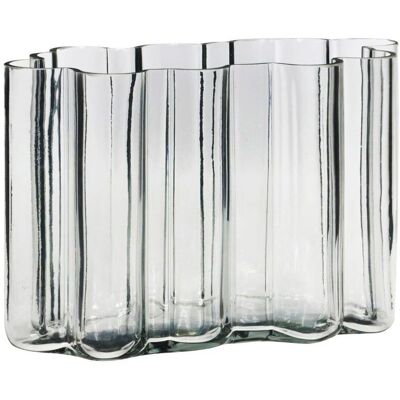 Hübsch Transparente Vase - Elegantes Klars Design Hübsch Transparente Vase - Elegantes Klars Design