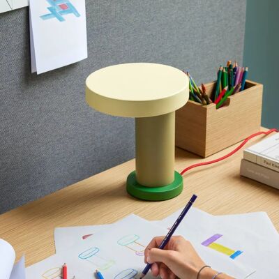 Lampe de Table Hübsch Vert/Olive - 25cm - Décoration Intérieure Lampe de Table Hübsch Vert/Olive - 25cm - Décoration Intérieure