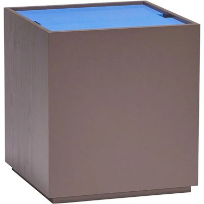 Hübsch Vault Table d’appoint/Boîte de rangement - Bois de frêne - Bleu/Marron - Publicité Hübsch Vault Table d’appoint/Boîte de rangement - Bois de frêne - Bleu/Marron - Publicité