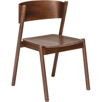 Hübsch - Oblique - Braun - Oak - Dining chair Hübsch - Oblique - Braun - Oak - Dining chair