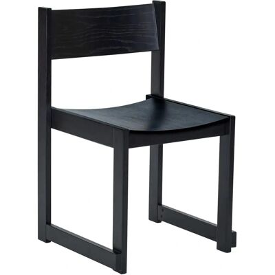 Chaise de salle à manger empilable Hübsch Forma - Noir - Chaise de salle à manger - Publicité Chaise de salle à manger empilable Hübsch Forma - Noir - Chaise de salle à manger - Publicité