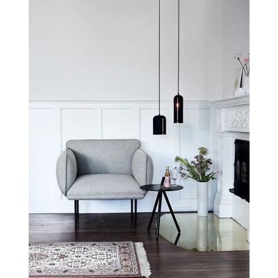 Lampa suspendată Woud Gap scurtă H: 20 cm - Negru/Munciu Lampa suspendată Woud Gap scurtă H: 20 cm - Negru/Munciu