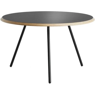 Table basse Soround de Woud - Stratifié noir - 60cm Ø - Publicité Table basse Soround de Woud - Stratifié noir - 60cm Ø - Publicité