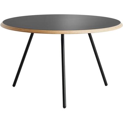 Woud - Table d'appoint ronde - Fenix noir - 44 cm H, 60 cm Ø - Publicité Woud - Table d'appoint ronde - Fenix noir - 44 cm H, 60 cm Ø - Publicité