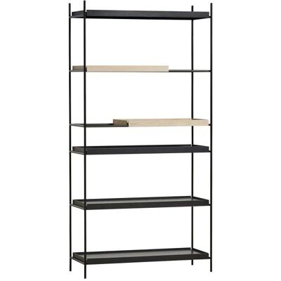 Étagère Woud Chêne et Noyer - Rangement moderne ajustable - Publicité Étagère Woud Chêne et Noyer - Rangement moderne ajustable - Publicité