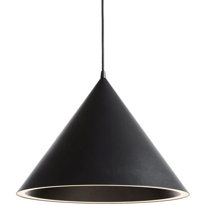 Woud Annular Taklampe - Large Svart Woud Annular Taklampe - Large Svart