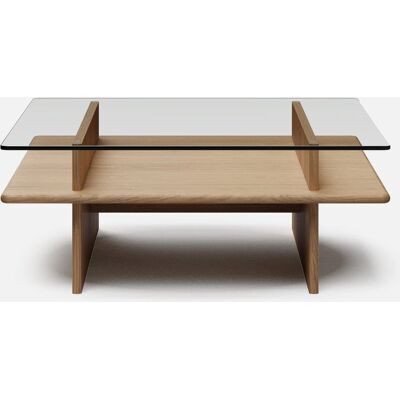 Woud - Parallel - Chêne - 90x90 cm - Table basse - Publicité Woud - Parallel - Chêne - 90x90 cm - Table basse - Publicité