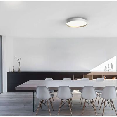 Loom Design Lucia plafonnier 60 cm blanc/or et - Lampe de plafond - Publicité Loom Design Lucia plafonnier 60 cm blanc/or et - Lampe de plafond - Publicité