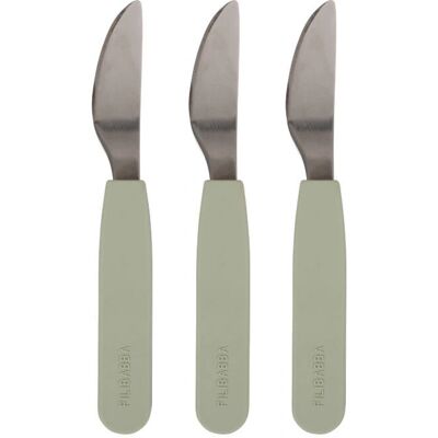 Filibabba - FI-02261 - Grün - 3-pack - Silikonmesser Filibabba - FI-02261 - Grün - 3-pack - Silikonmesser