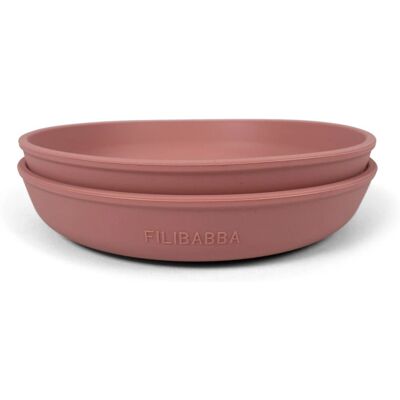 Filibabba Rose Silikontallrik Baby - Essplatte Filibabba Rose Silikontallrik Baby - Essplatte