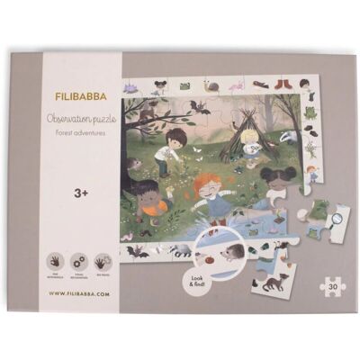 Filibabba - FI-03319 - Skogseventyr - 30 brikker - puzzle Filibabba - FI-03319 - Skogseventyr - 30 brikker - puzzle