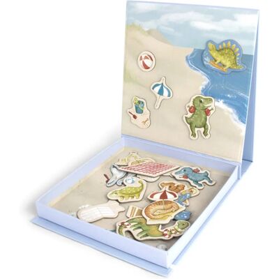Filibabba Dino Beach Magnetyczna Gra - Puzzle i Zabawa z Dinozaurami Filibabba Dino Beach Magnetyczna Gra - Puzzle i Zabawa z Dinozaurami